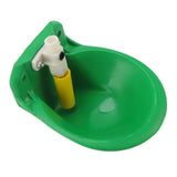 Automatic Waterer Adjustable Water Volume 1L Water Storage Capacity Plastic Livestock Water Bowl for Pig Cow Sheep - Rear View