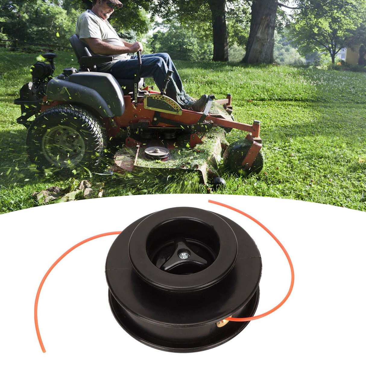 String Trimmer Head Robust Abrasion Resistant Practical Compact Trimmer Head Replacement M10x1.25