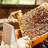 Bee Smoker Bellow PVC Leather Plywood Box Beekeeping Equipment Replacement with Clip for Beehive