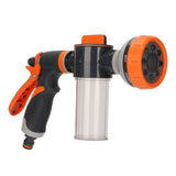 Garden Watering Foam Sprayer High Pressure Multifunctional Water Spraying Machine with 8 Modes for Agricultural Rear Trigger - Close-Up Angle