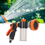 Garden Watering Foam Sprayer High Pressure Multifunctional Water Spraying Machine with 8 Modes for Agricultural Rear Trigger