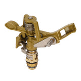 G1/2 Male Thread Watering Sprinkler Head 360 Degree Automatic Rotation 15m Range for Lawn Patio Garden Irrigation