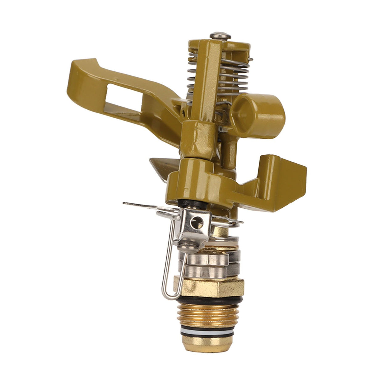G1/2 Male Thread Watering Sprinkler Head 360 Degree Automatic Rotation 15m Range for Lawn Patio Garden Irrigation