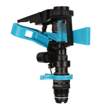 Plastic Sprinkler Head Rotation Watering Head for Garden Yard Lawn Irrigation G1/2 Male Thread - Top-Down View