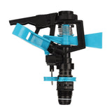Plastic Sprinkler Head Rotation Watering Head for Garden Yard Lawn Irrigation G1/2 Male Thread - Rear View