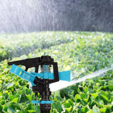 Plastic Sprinkler Head Rotation Watering Head for Garden Yard Lawn Irrigation G1/2 Male Thread - Extra Image