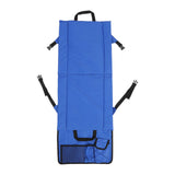 Folding Stadium Chair Adjustable Angle 600D Oxford Cloth Portable Bleacher Cushions with Pocket for Sandbeach Picnic BBQ Blue