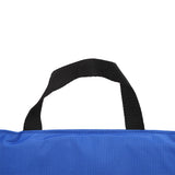Folding Stadium Chair Adjustable Angle 600D Oxford Cloth Portable Bleacher Cushions with Pocket for Sandbeach Picnic BBQ Blue