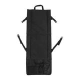Folding Stadium Chair Adjustable Angle 600D Oxford Cloth Portable Bleacher Cushions with Pocket for Sandbeach Picnic BBQ Black - 45-Degree Angle