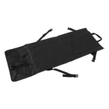 Folding Stadium Chair Adjustable Angle 600D Oxford Cloth Portable Bleacher Cushions with Pocket for Sandbeach Picnic BBQ Black