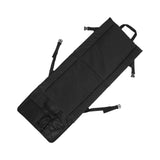 Folding Stadium Chair Adjustable Angle 600D Oxford Cloth Portable Bleacher Cushions with Pocket for Sandbeach Picnic BBQ Black