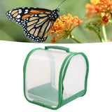 Insect Habitat Cage 360 Degree Full Transparent Portable Folding Insect Mesh Cage for Observation