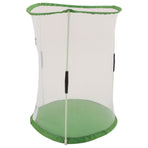 Cylindrical Butterfly and Insect Observation Cage Transparent Mesh Habitat Cage for Ornamental Plants