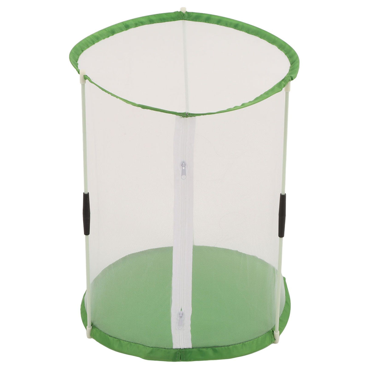 Cylindrical Butterfly and Insect Observation Cage Transparent Mesh Habitat Cage for Ornamental Plants