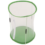 Cylindrical Butterfly and Insect Observation Cage Transparent Mesh Habitat Cage for Ornamental Plants