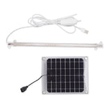 Solar Plant Grow Light LED Plant Grow Light Strip for Balcony Greenhouse Herbs Vegetables Flowers 10W