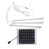 Solar Plant Grow Light LED Plant Grow Light Strip for Balcony Greenhouse Herbs Vegetables Flowers 30W
