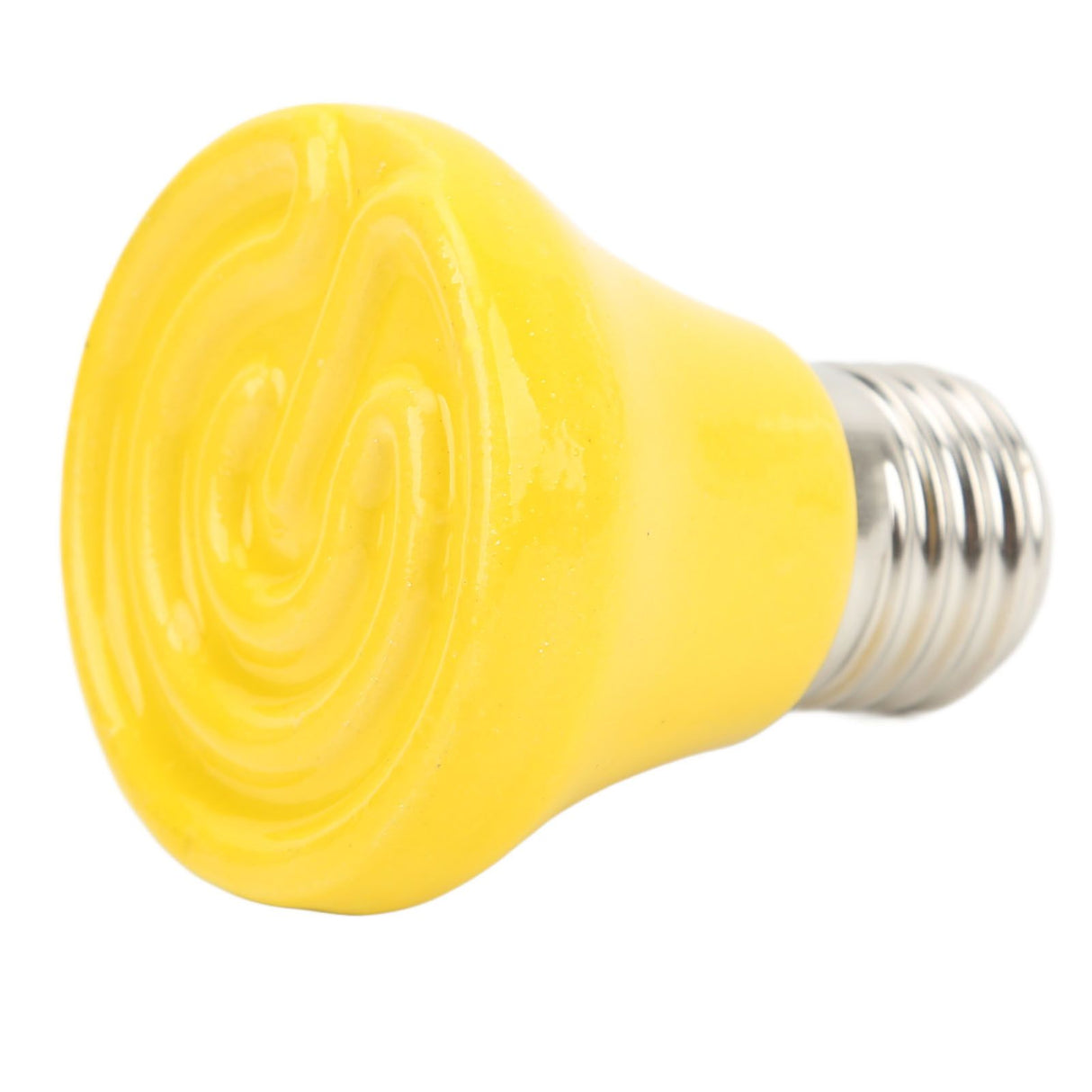 Ceramic Reptile Heat Lamp Bulb Mini Infrared Heat Ceramic Amphibian Heating Lamp for Lizards Reptiles 220V‑240V 25W Yellow