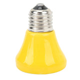 Ceramic Reptile Heat Lamp Bulb Mini Infrared Heat Ceramic Amphibian Heating Lamp for Lizards Reptiles 220V‑240V 25W Yellow