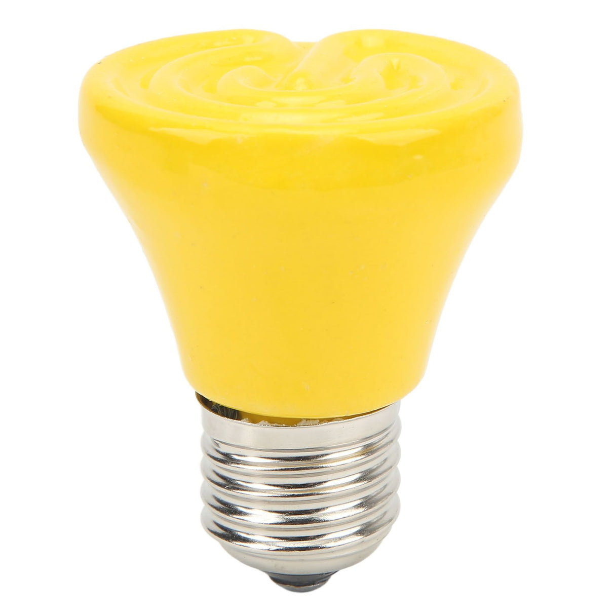 Ceramic Reptile Heat Lamp Bulb Mini Infrared Heat Ceramic Amphibian Heating Lamp for Lizards Reptiles 220V‑240V 25W Yellow