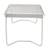 Folding Campfire Grill Stainless Steel Grid Shaped Camping Grill Grate Picnic QQB Grate for Outdoor