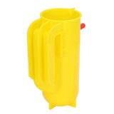 Lamb Milk Feeder Bottle 800ML Scale Accurate Quantitative Small Animal Calf Goat Pacifier Feeder Milk Bottle with Hand Grip Yellow