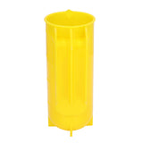Lamb Milk Feeder Bottle 800ML Scale Accurate Quantitative Small Animal Calf Goat Pacifier Feeder Milk Bottle with Hand Grip Yellow - Low Angle
