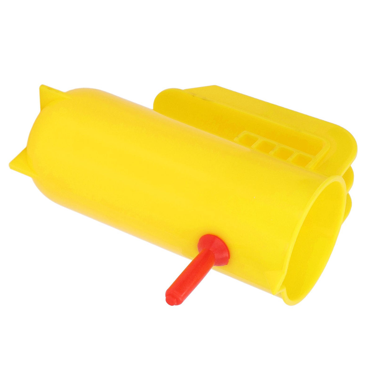 Lamb Milk Feeder Bottle 800ML Scale Accurate Quantitative Small Animal Calf Goat Pacifier Feeder Milk Bottle with Hand Grip Yellow