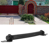 Self Closing Gate Door Spring Carbon Steel Electrophoresis Black Finish for Outdoor Villa Yard Fence