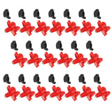 20PCS G1/8 Male Thread Chicken Drinking Nipples Automatic Waterer Equipment with Black Srews for Poultry Feeding