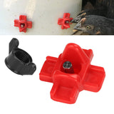 20PCS G1/8 Male Thread Chicken Drinking Nipples Automatic Waterer Equipment with Black Srews for Poultry Feeding - Extra Image