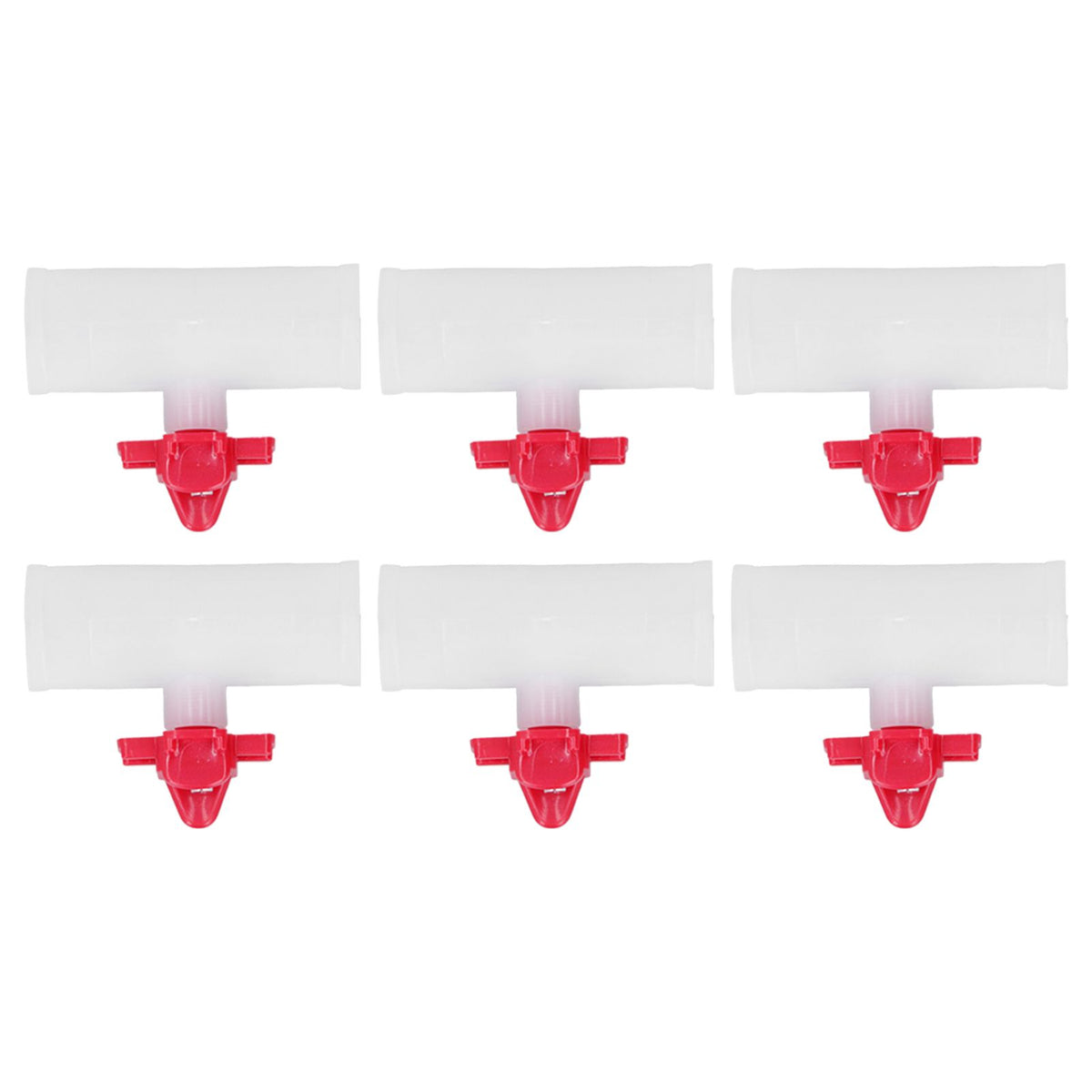 20 Sets Chicken Nipple Waterer Automatic Water Feeding Professional Chicken Watering Cups with T Joints for Quail Pigeons G3/4