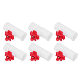 20 Sets Chicken Nipple Waterer Automatic Water Feeding Professional Chicken Watering Cups with T Joints for Quail Pigeons G3/4 - Low Angle