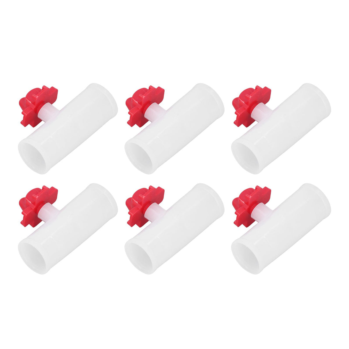 20 Sets Chicken Nipple Waterer Automatic Water Feeding Professional Chicken Watering Cups with T Joints for Quail Pigeons G3/4