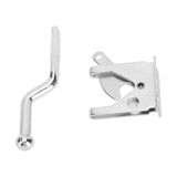 Galvanized Door Locks Hasp Latch Carbon Steel Security Padlock Clasp for Sheds Closets Lockers