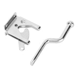 Galvanized Door Locks Hasp Latch Carbon Steel Security Padlock Clasp for Sheds Closets Lockers