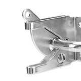 Galvanized Door Locks Hasp Latch Carbon Steel Security Padlock Clasp for Sheds Closets Lockers - Extra Image