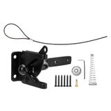 Fence Latch Carbon Steel with Spring Gate Latch Safety Latch for Indoor Window Doors Pet Fences
