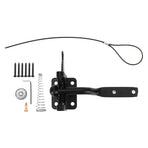 Fence Latch Carbon Steel with Spring Gate Latch Safety Latch for Indoor Window Doors Pet Fences