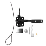 Fence Latch Carbon Steel with Spring Gate Latch Safety Latch for Indoor Window Doors Pet Fences
