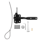 Fence Latch Carbon Steel with Spring Gate Latch Safety Latch for Indoor Window Doors Pet Fences - 45-Degree Angle