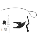 Fence Latch Carbon Steel with Spring Gate Latch Safety Latch for Indoor Window Doors Pet Fences