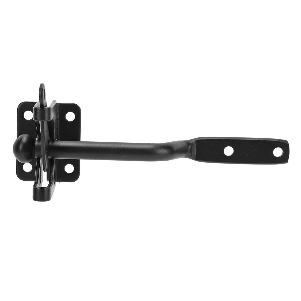 Black Door Locks Hasp Latch Carbon Steel Security Padlock Clasp for Sheds Closets Lockers