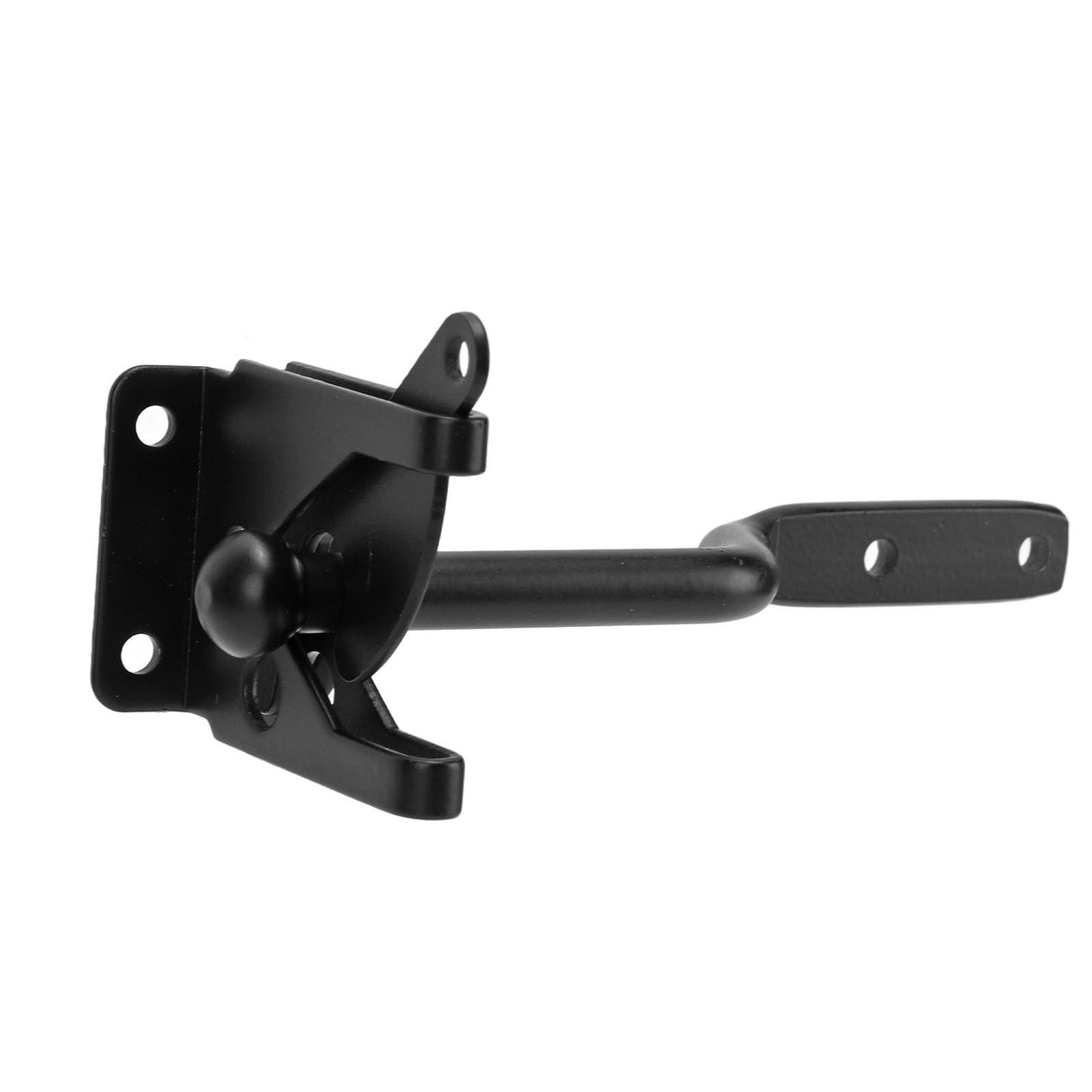 Black Door Locks Hasp Latch Carbon Steel Security Padlock Clasp for Sheds Closets Lockers