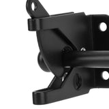 Black Door Locks Hasp Latch Carbon Steel Security Padlock Clasp for Sheds Closets Lockers - Extra Image