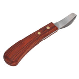 Hoof Trimmer Shears Stainless Steel Blade Rubber Wood Handle Multipurpose Cattle Horse Hoof Cutter - Rear View