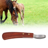 Hoof Trimmer Shears Stainless Steel Blade Rubber Wood Handle Multipurpose Cattle Horse Hoof Cutter