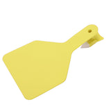 100pcs Blank Livestock Ear Tag Thickened TPU Reusable Animal Ear Label for Dairy Cattle Beef Cattle Yaks Horses Camels Yellow