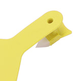 100pcs Blank Livestock Ear Tag Thickened TPU Reusable Animal Ear Label for Dairy Cattle Beef Cattle Yaks Horses Camels Yellow - Extra Image
