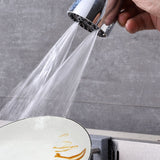 Universal Faucet Head Multifunctional Spray Proof Rotating Faucet for Home Kitchen Bathroom Single Blade Shower Water Pull Out Faucet Models Silver